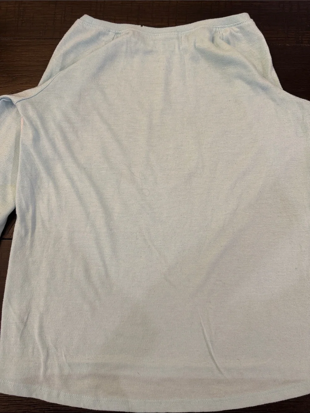 Justice Light Blue Unicorn Pajama Top with Glitter Horn